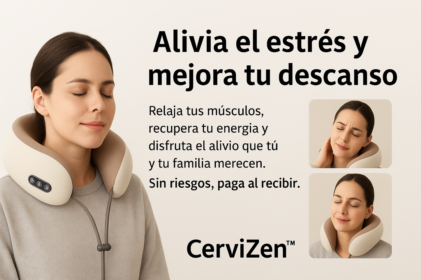 CerviZen™ - Masajeador cervical que alivia el estrés